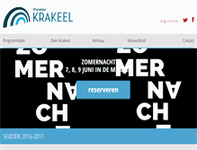 Tablet Screenshot of krakeel.be